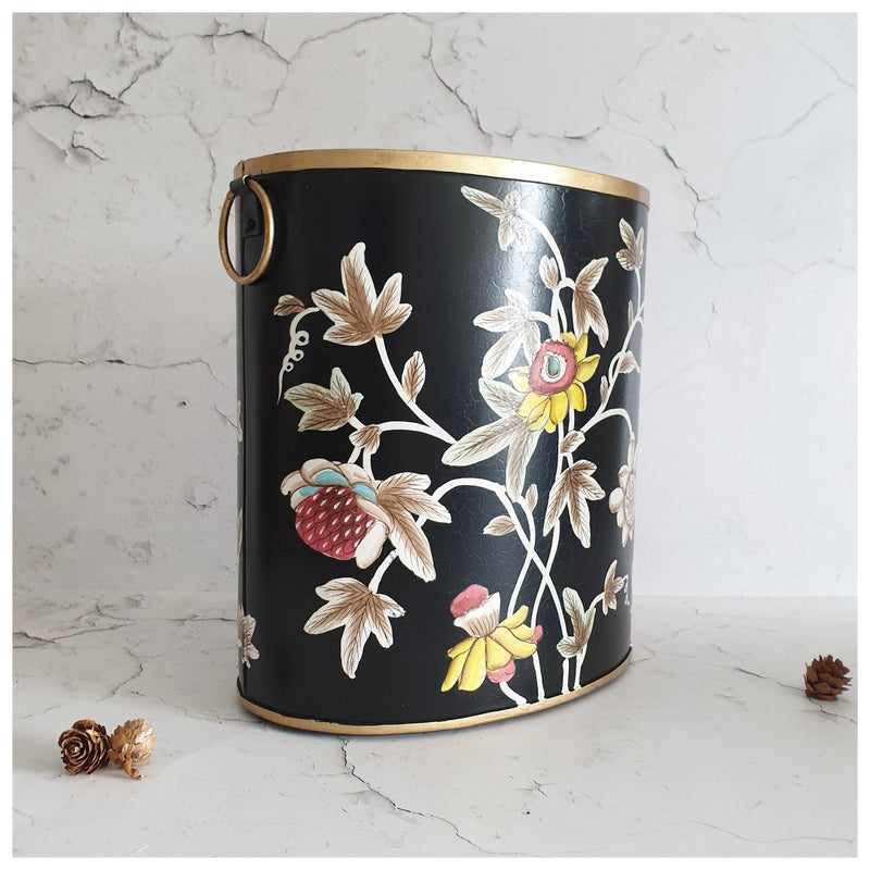 HAND PAINTED - PAPER BIN - MID SUMMER NIGHT