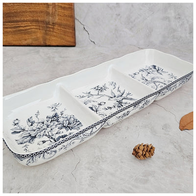Ceramic - Platter Divided - Bodrum