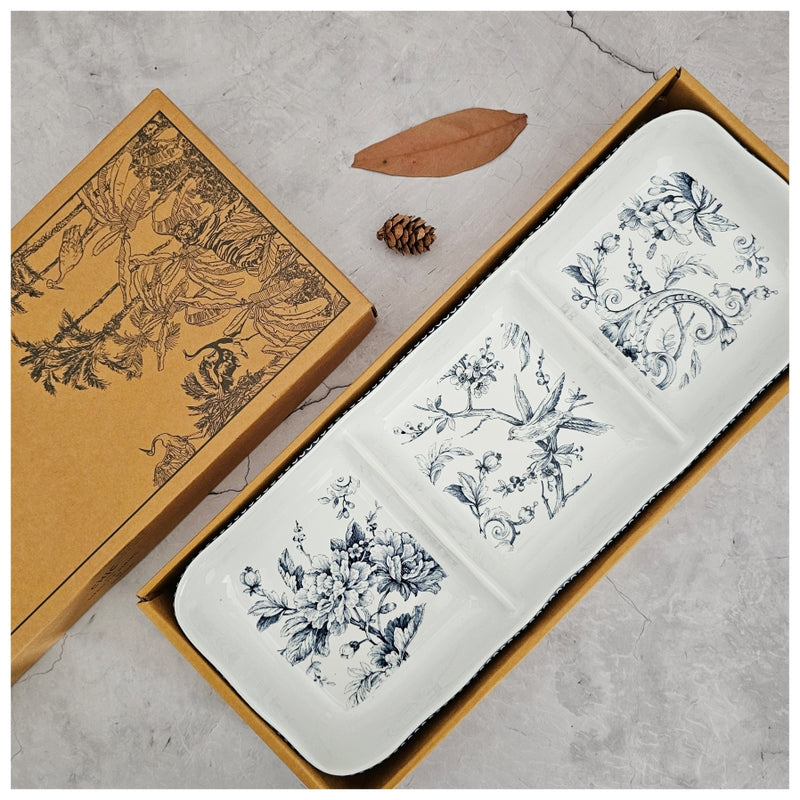 Ceramic - Platter Divided - Bodrum