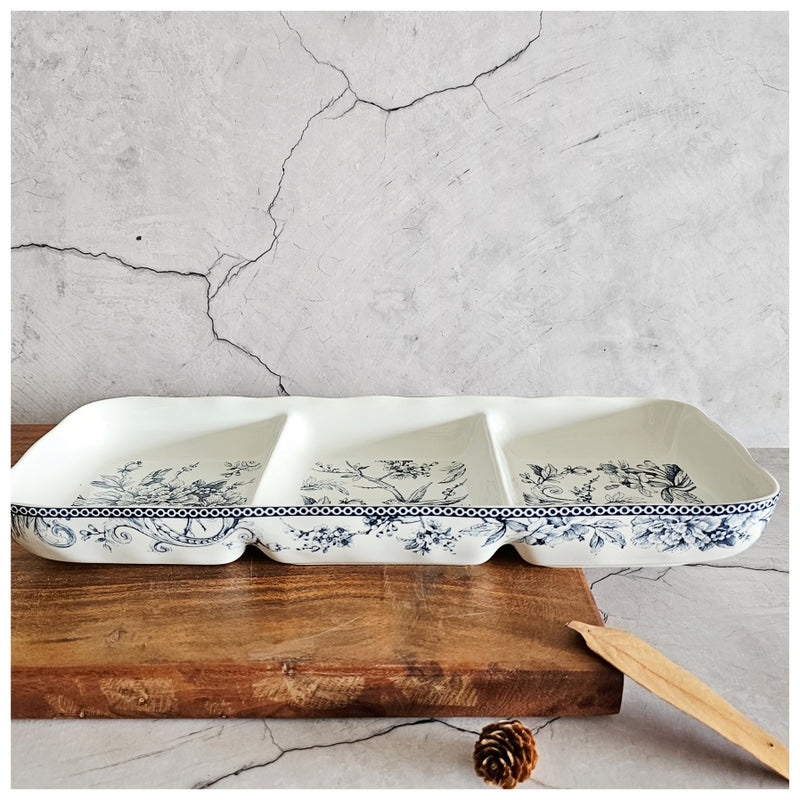 Ceramic - Platter Divided - Bodrum
