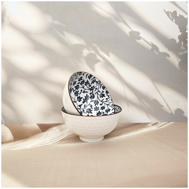Ceramic - 2 Bowls - Gift Set - Ele