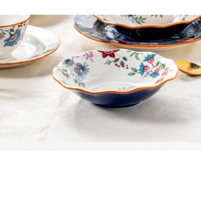 Ceramic - 8 Inch - Round Deep Plate - Oxford White