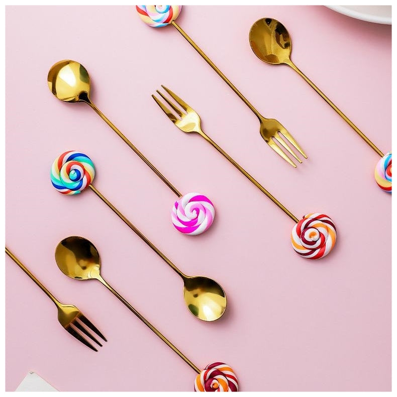 Dessert Fork - Set of 4 - Candy