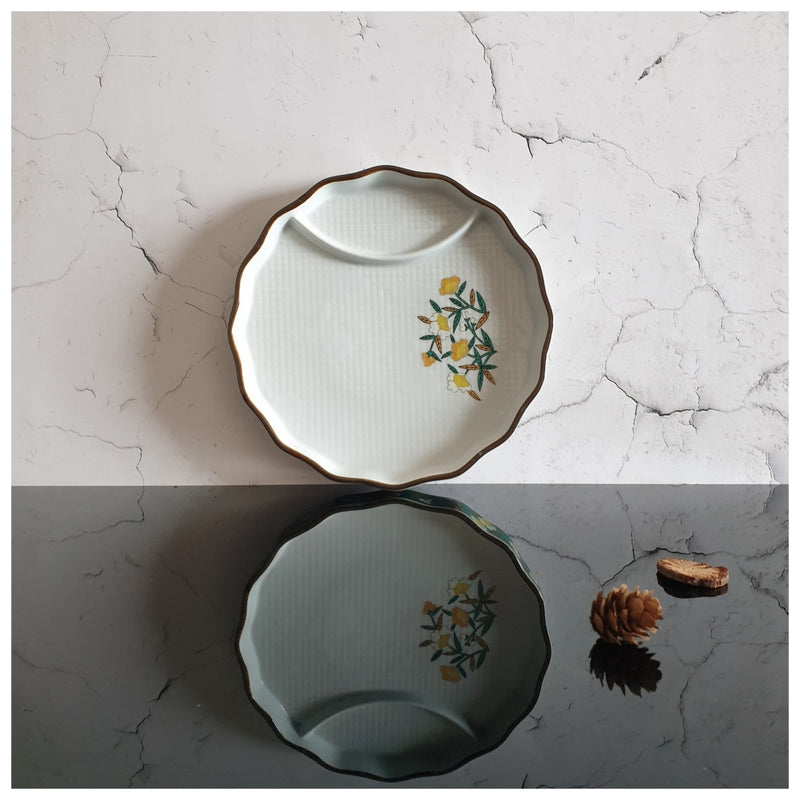 Ceramic - Dip Dish Starter/Serving Plate - Round - Jade Emperor