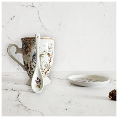 Ceramic - Tea Cup Set - English Garden Mauve