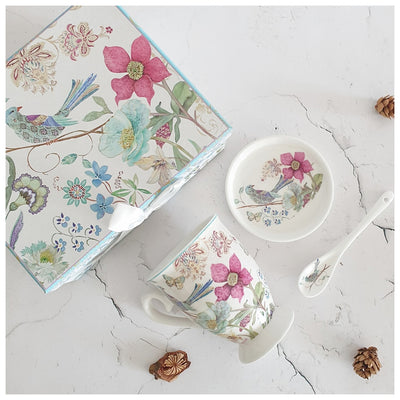 Ceramic - Tea Cup Set - English Garden