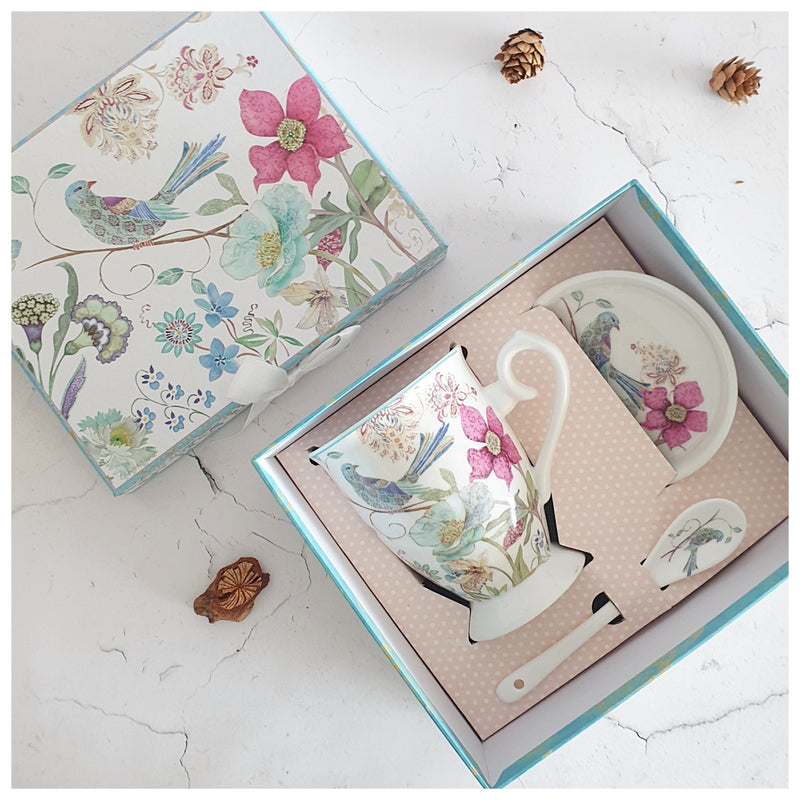 Ceramic - Tea Cup Set - English Garden