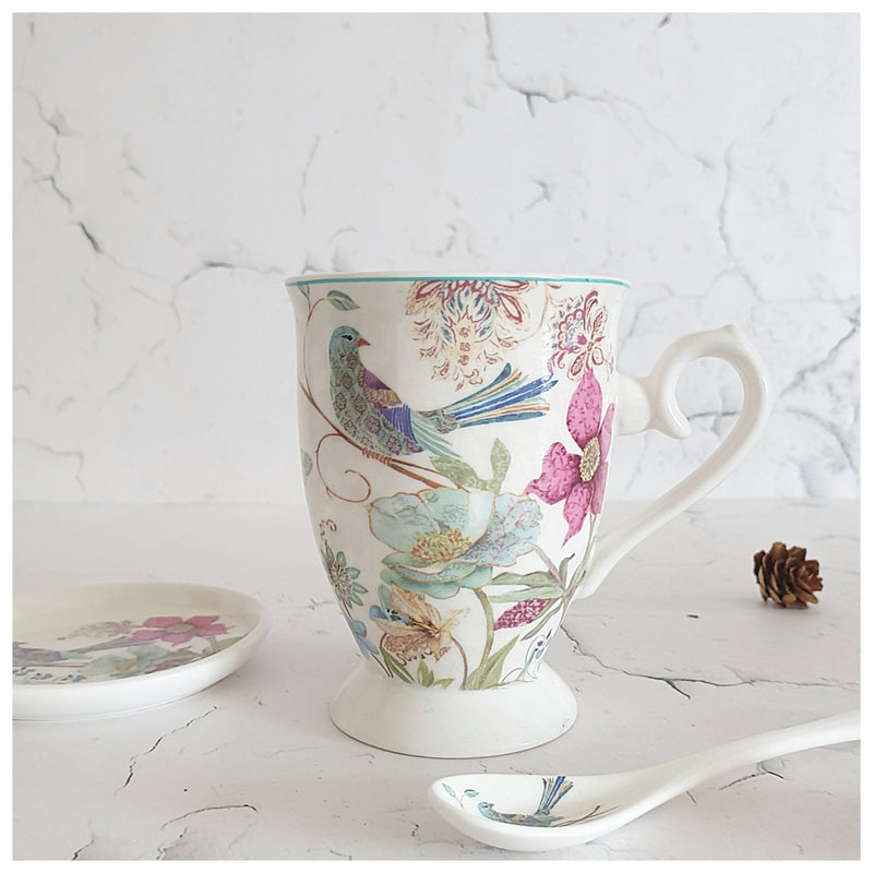 Ceramic - Tea Cup Set - English Garden