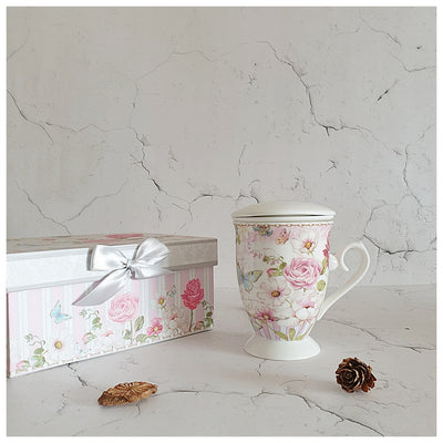 Ceramic - Tea Cup Set - English Rose