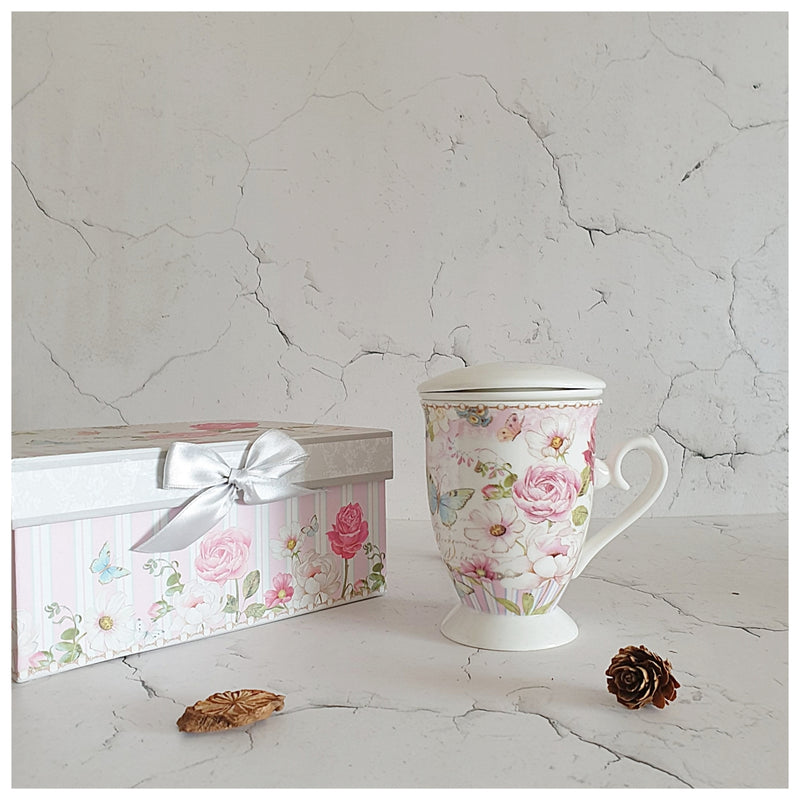 Ceramic - Tea Cup Set - English Rose
