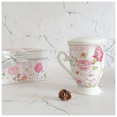 Ceramic - Tea Cup Set - English Rose