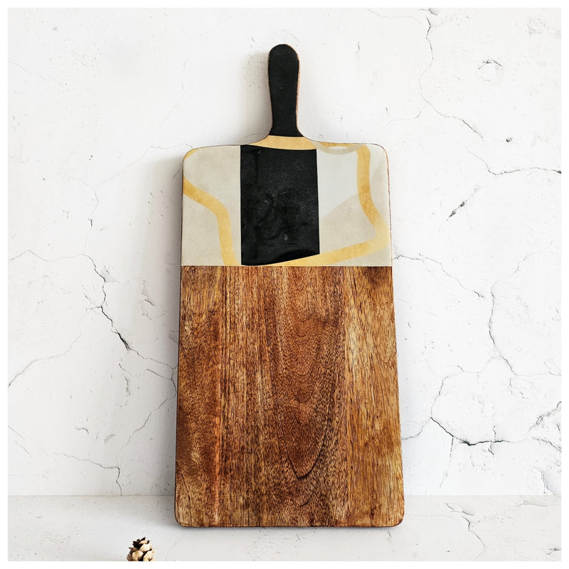 Cheese Board & Knife Set - Sable