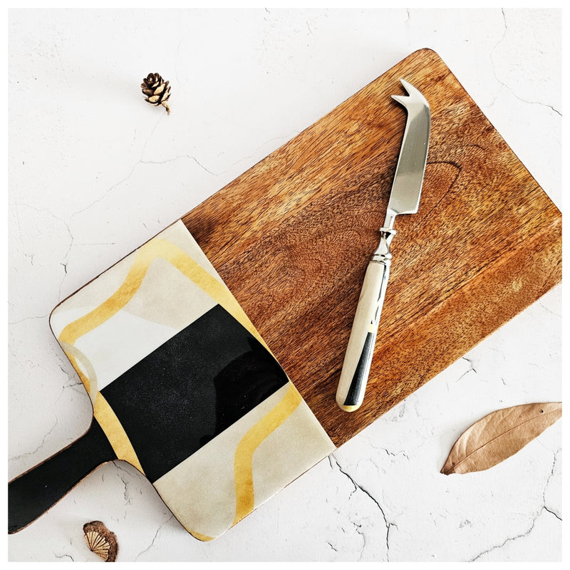Cheese Board & Knife Set - Sable