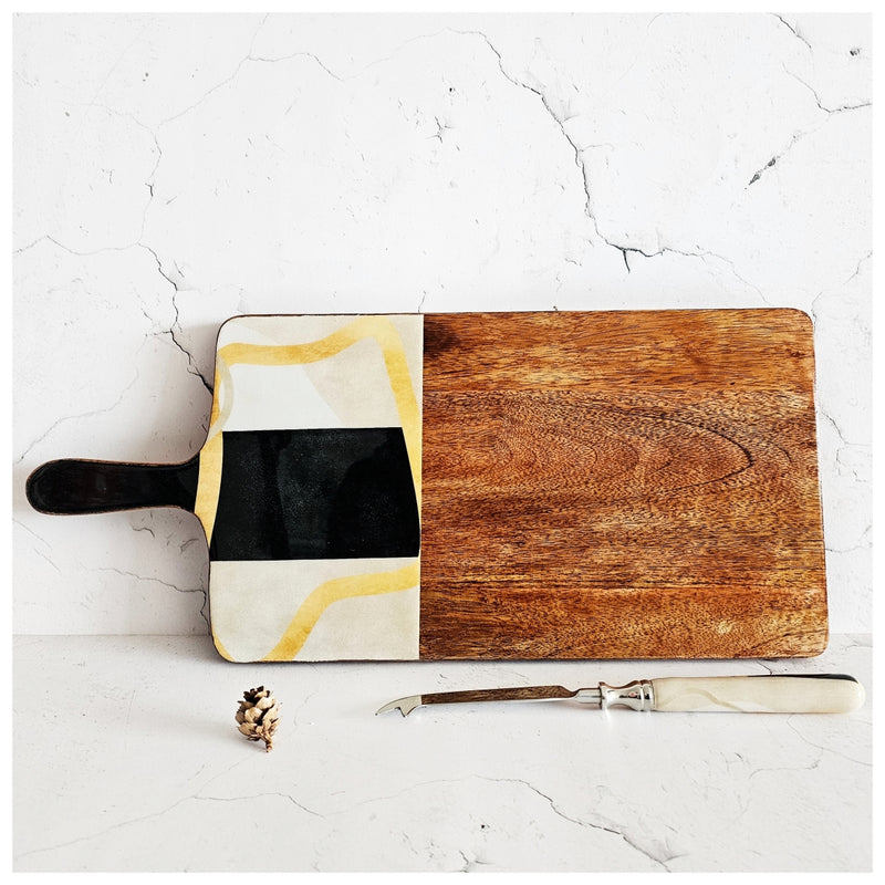 Cheese Board & Knife Set - Sable