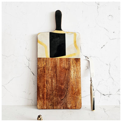 Cheese Board & Knife Set - Sable