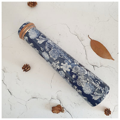 Slim Copper Bottle, 750 ML, Argentine Blue