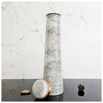 Slim Copper Bottle, 750 ML, Cloud Dancer