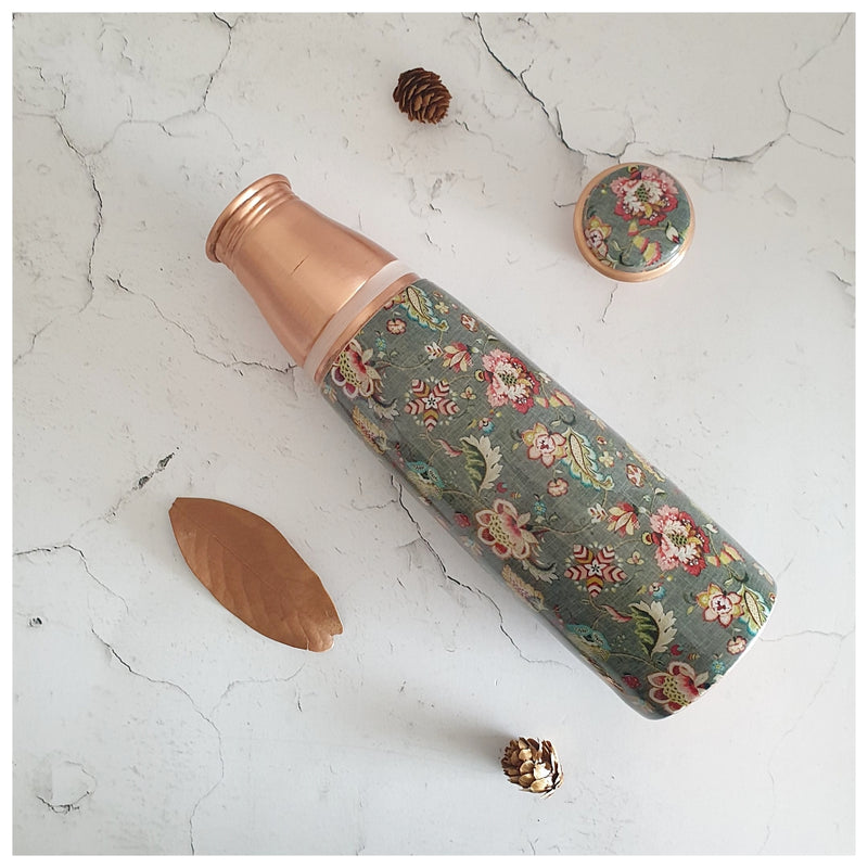 Copper Bottle 900 ml - Earthy Meadow