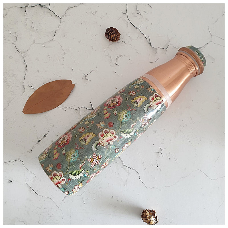 Copper Bottle 900 ml - Earthy Meadow