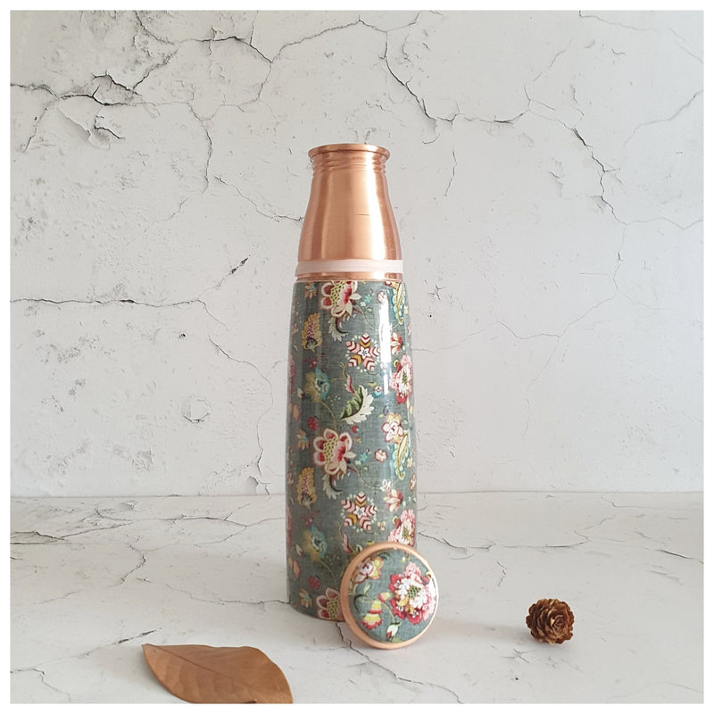 Copper Bottle 900 ml - Earthy Meadow