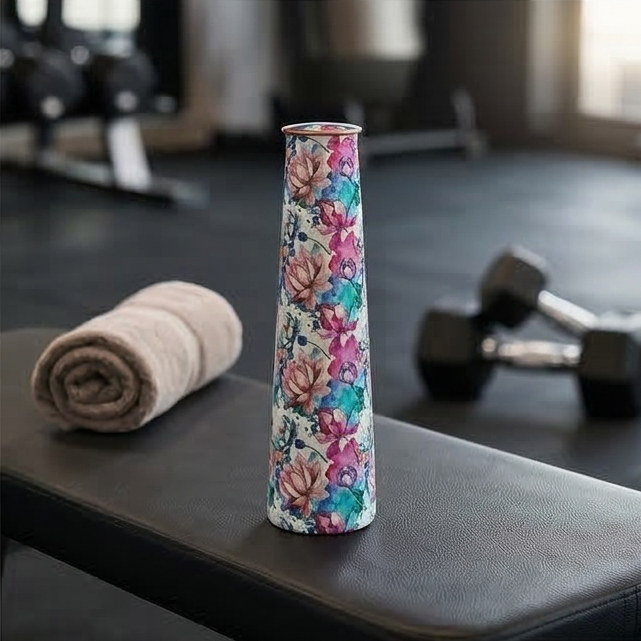 Slim Copper Bottle, 750 ML, Kamalam