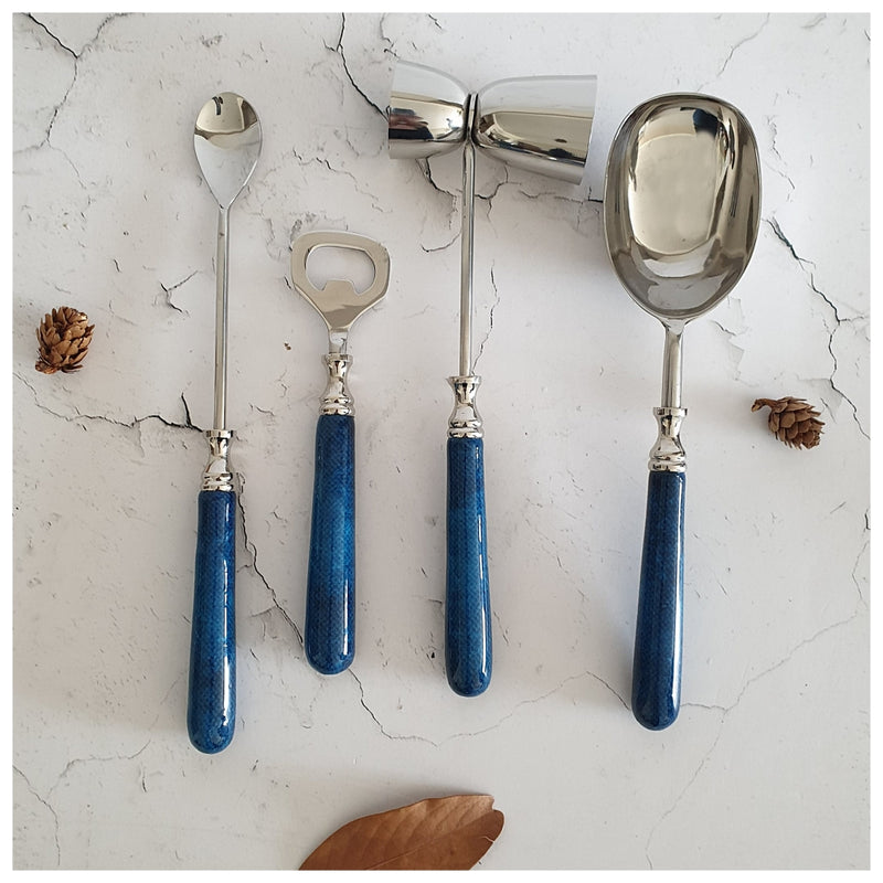 Cutlery Bar Set (Set of 4) - Royal Blue