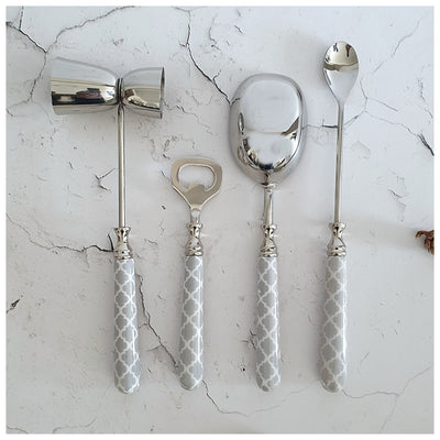 Cutlery Bar Set (Set of 4) - Moroccan Grey