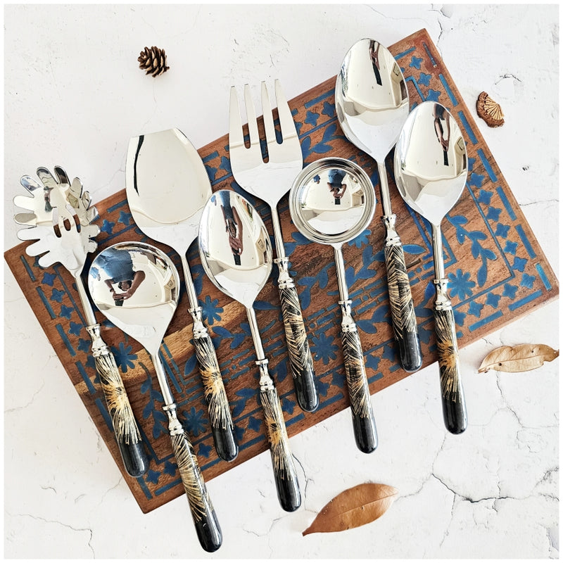 CUTLERY SET - SERVING (Set of 8) - CONSTELLATION