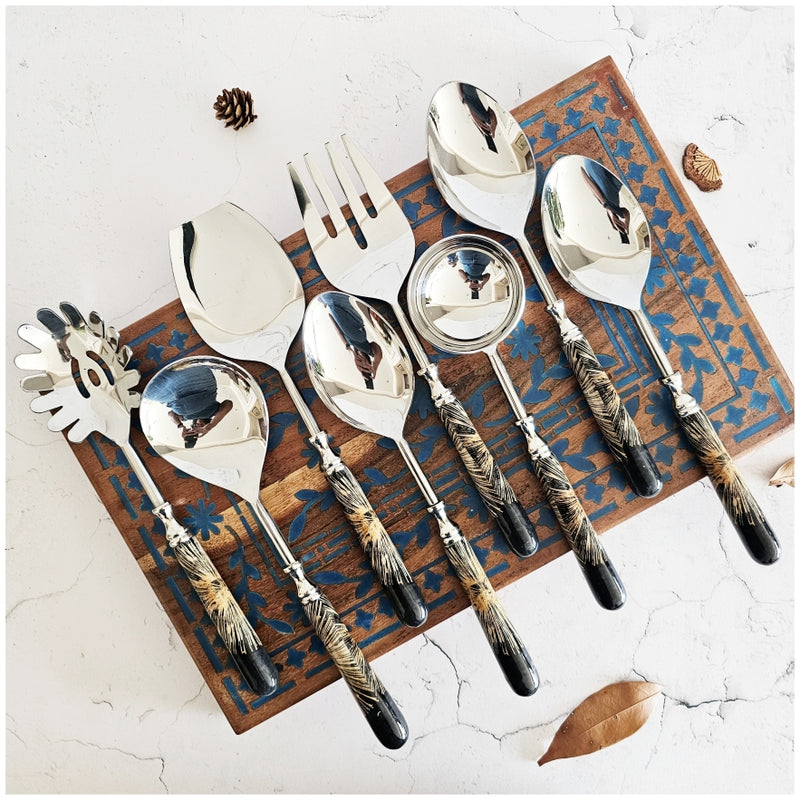 CUTLERY SET - SERVING (Set of 8) - CONSTELLATION