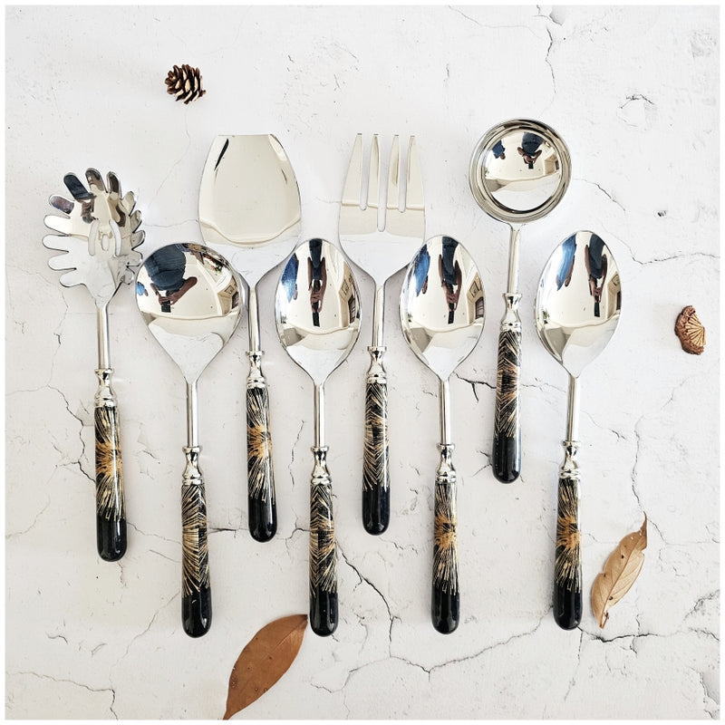 CUTLERY SET - SERVING (Set of 8) - CONSTELLATION