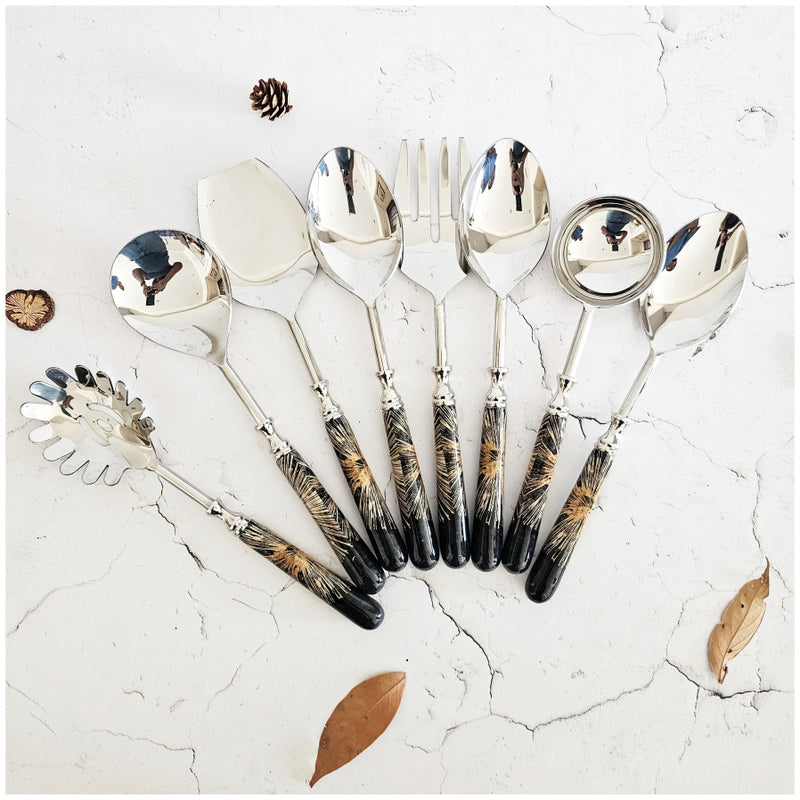 CUTLERY SET - SERVING (Set of 8) - CONSTELLATION