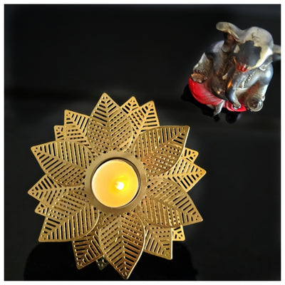 Diya - Lotus Palm