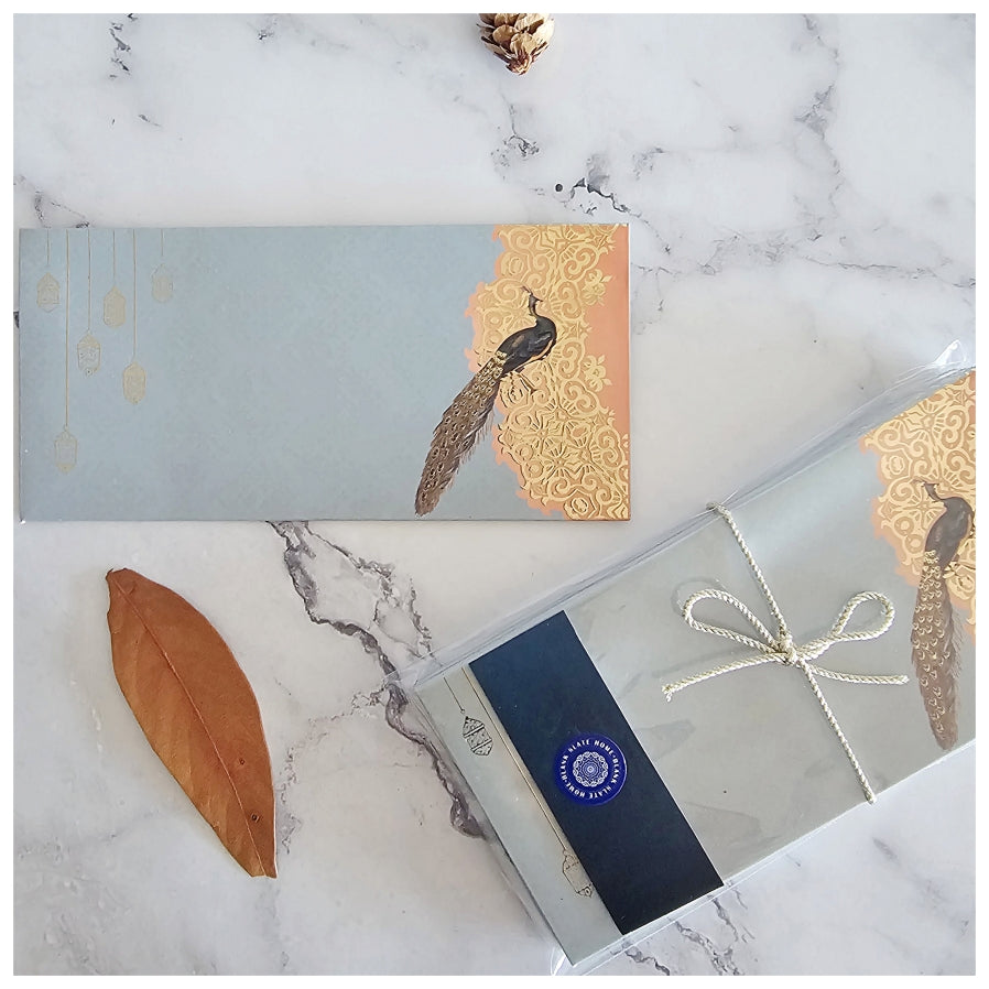 Envelopes - Money - Golden Mayura - Set of 10
