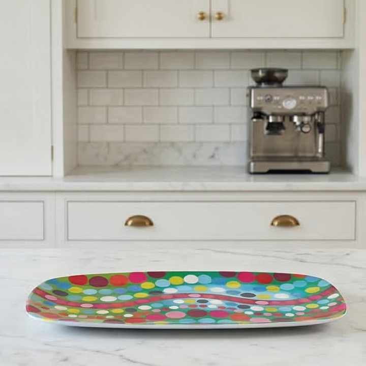 French Bull Platter - Rectangular - 13" - Bindi
