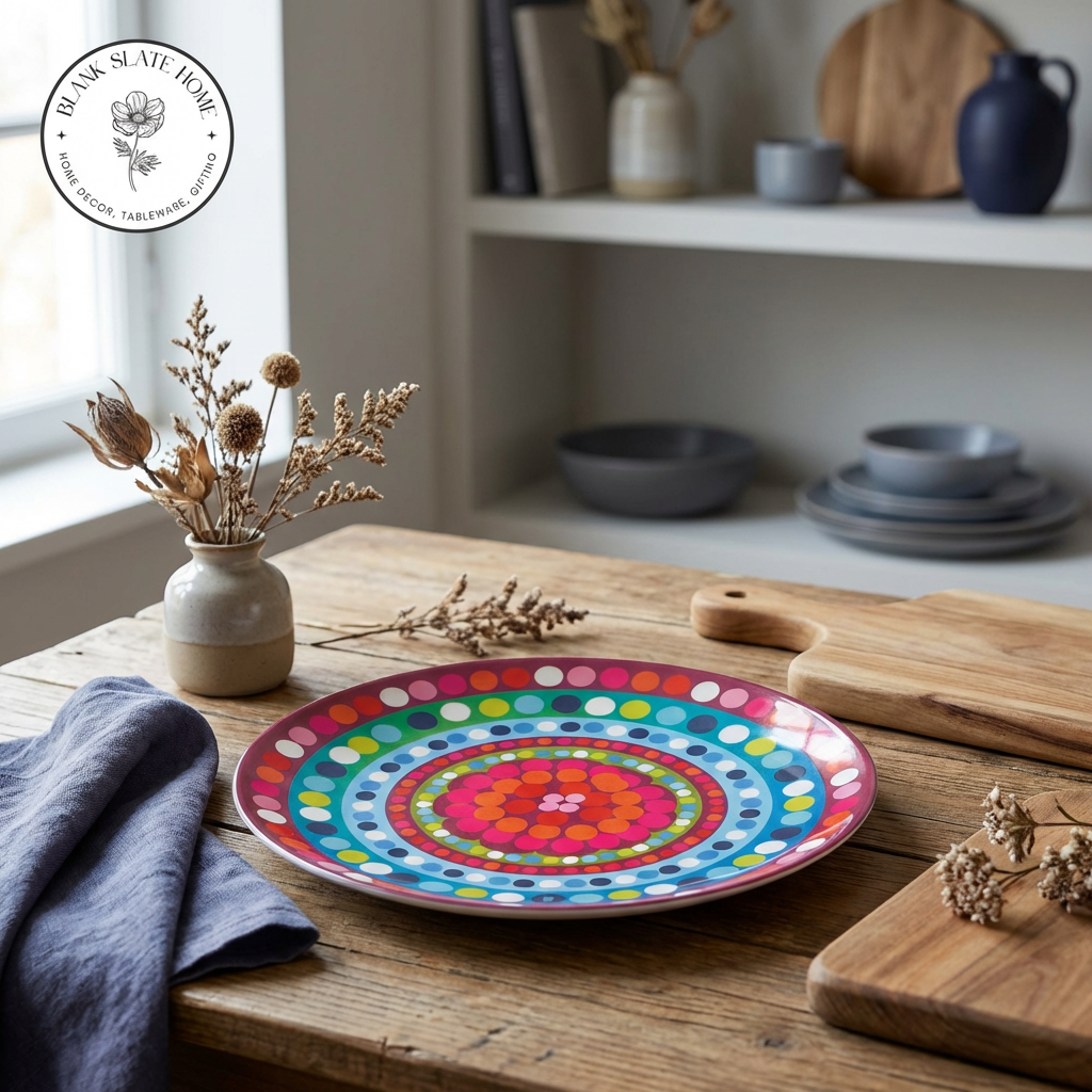 French Bull 15" Round Platter - Bindi