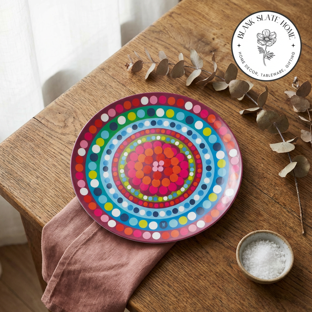 French Bull 15" Round Platter - Bindi