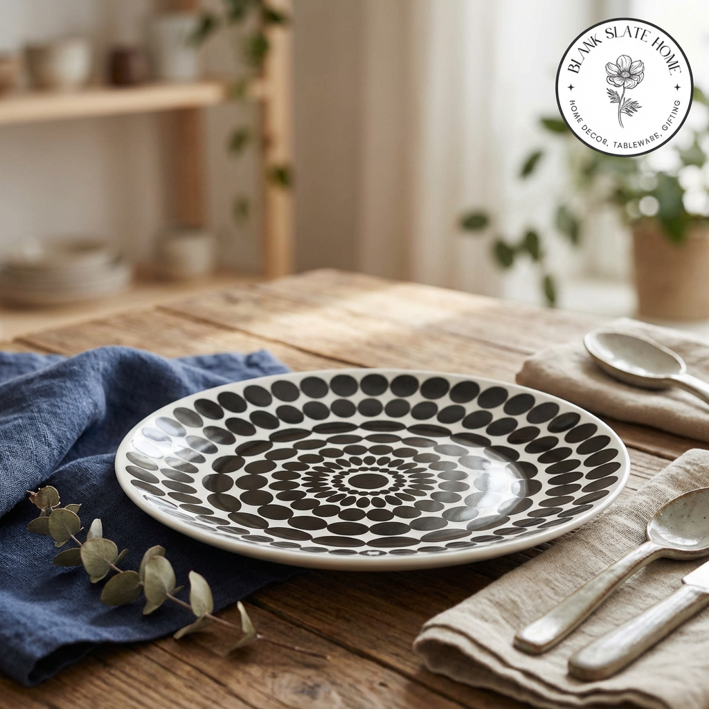 French Bull 15" Round Platter - Foli