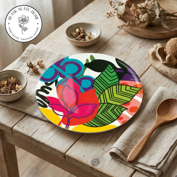 French Bull 15" Round Platter - Oasis