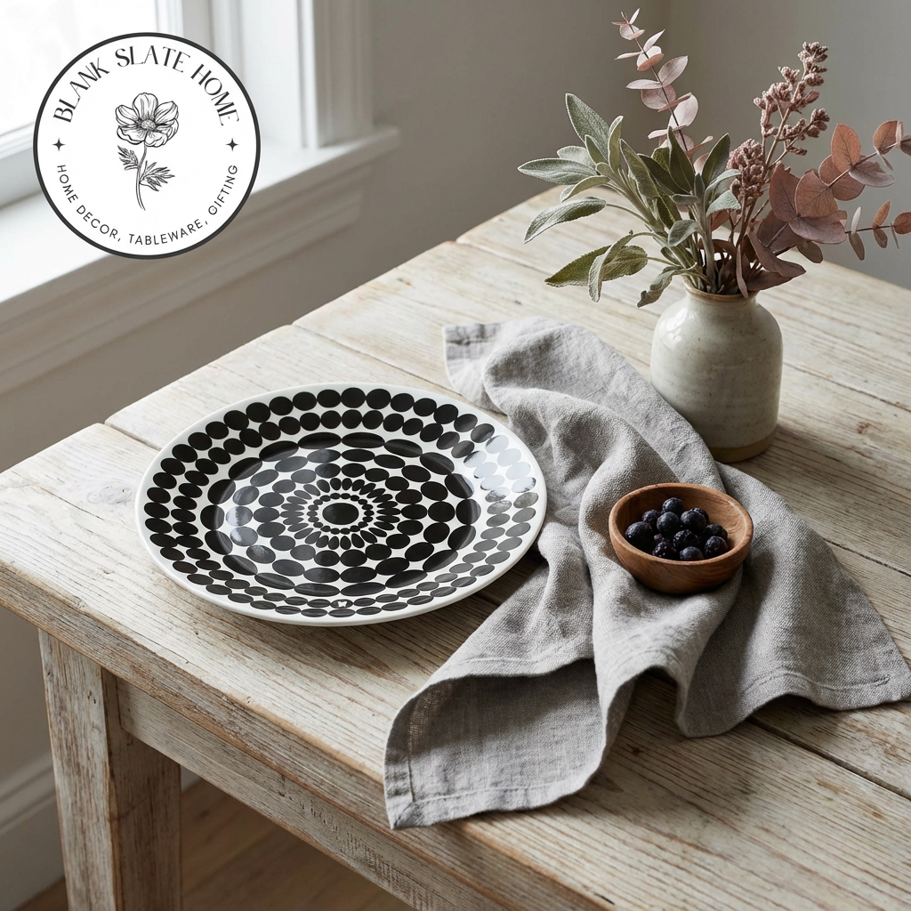 French Bull 15" Round Platter - Foli