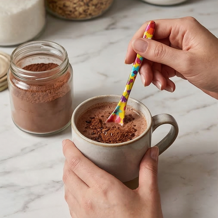 French Bull Dessert Spoon Set - Garden Floral