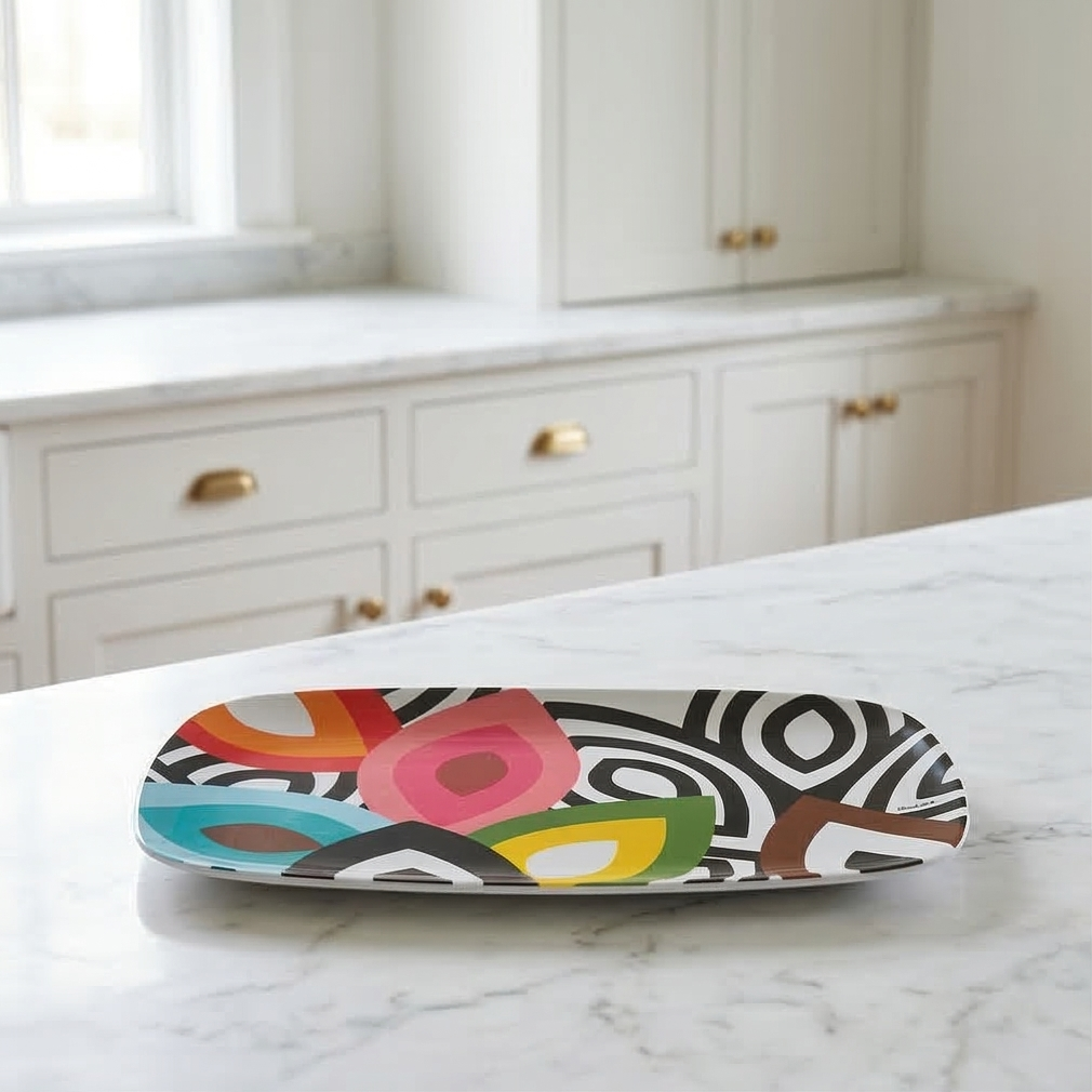French Bull Platter - Rectangular - 13" - Foli
