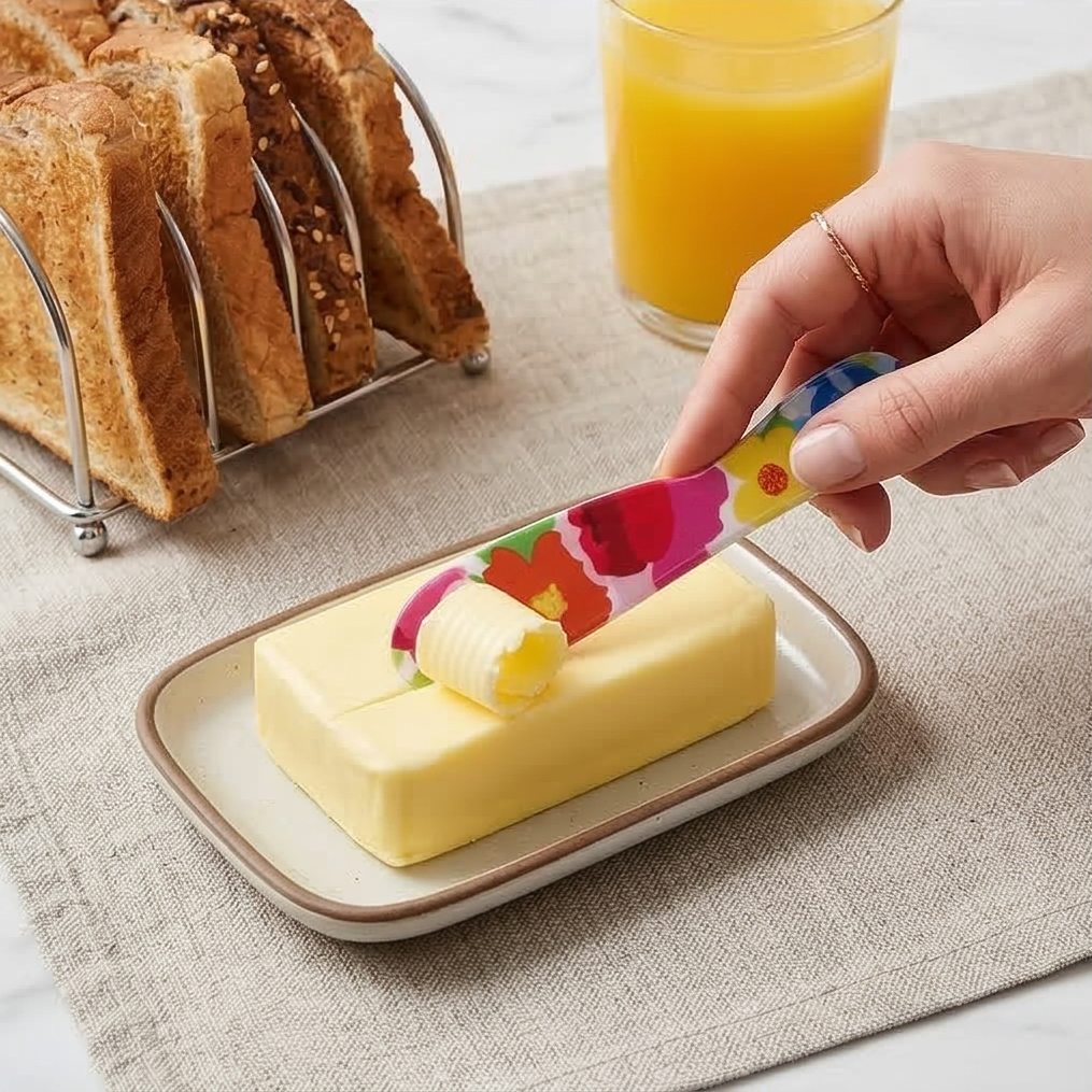 French Bull Butter Knife Set - Garden Florals