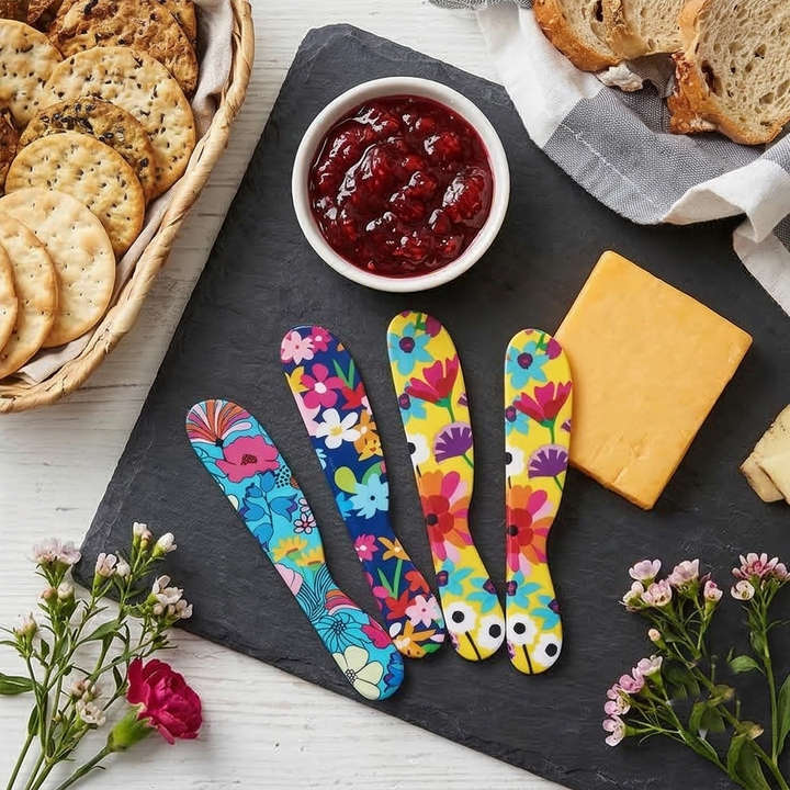 French Bull Butter Knife Set - Garden Florals