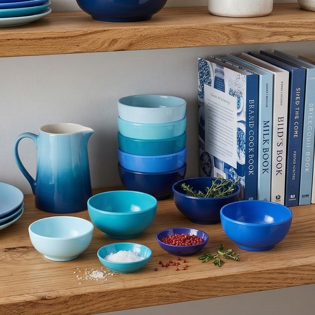 French Bull Mini Bowl Set - Shades of Blue