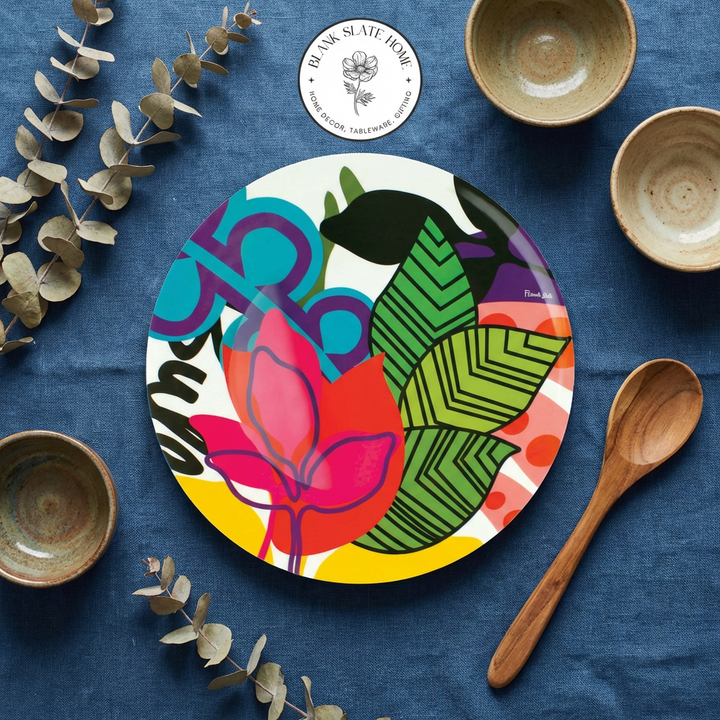 French Bull 15" Round Platter - Oasis