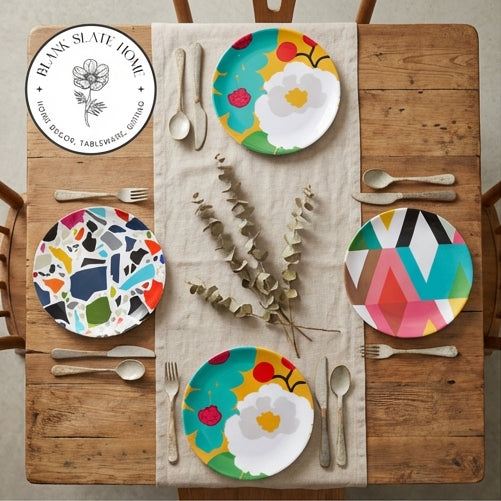 French Bull Appetizer Plate Set of 6 - Assorted