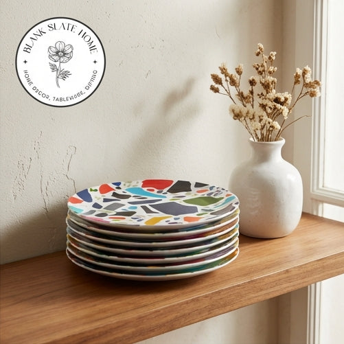 French Bull Appetizer Plate Set of 6 - Assorted