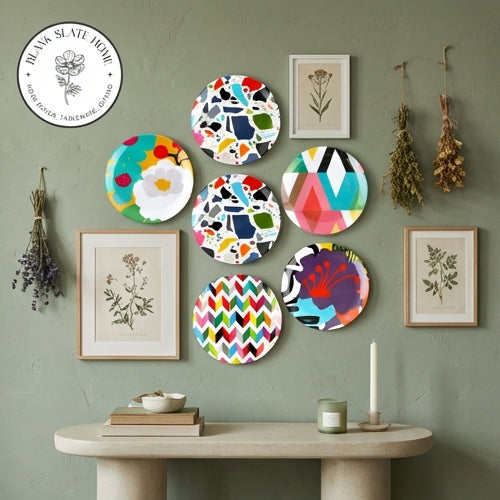 French Bull Appetizer Plate Set of 6 - Assorted