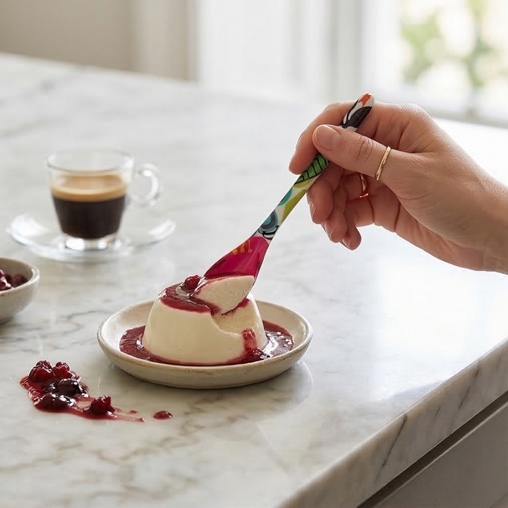 French Bull Dessert Spoon Set - Assorted
