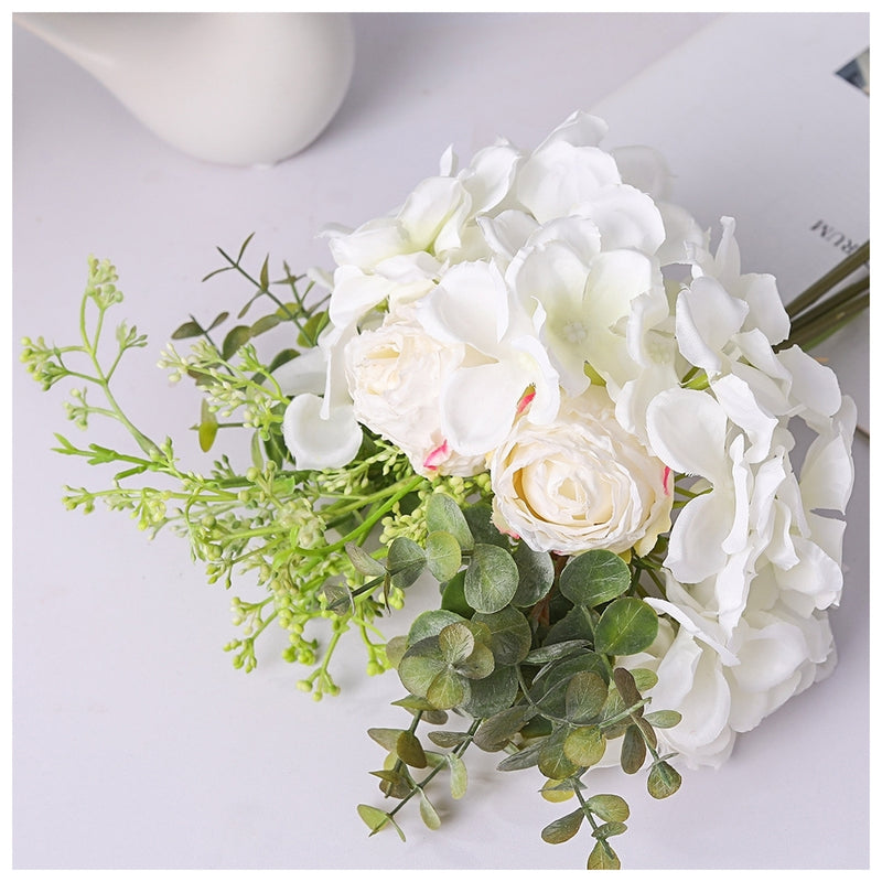 Flowers (Artificial) - Hydrangea & Roses White